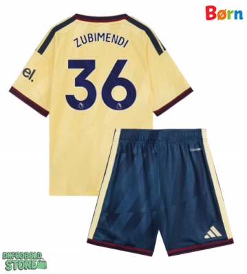 Arsenal Martin Zubimendi #36 Replika Babytøj Tredje sæt Børn 2026-27 Kortærmet (+ Korte bukser)